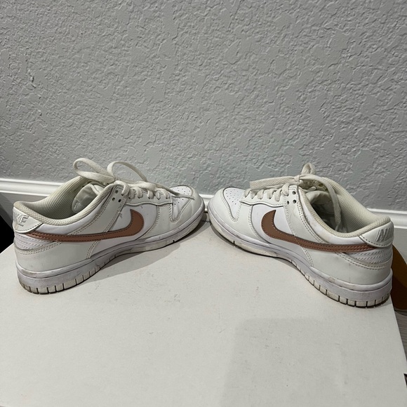 Nike Dunk Low White Pink Kids - Picture 5 of 7